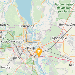 Dnipro view Slavutich apartment на карті